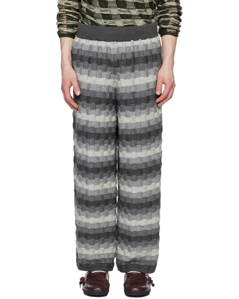Isa Boulder SSENSE Exclusive Gray Trousers Graydient
