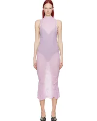 Gabriela Coll Garments Purple No.265 Maxi Dress Mauve