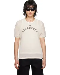 Courrèges Off-White Baseball T-Shirt Natural