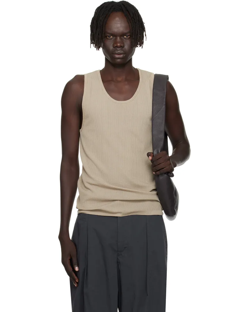Christophe Lemaire Gray Debardeur Tank Top Gr601