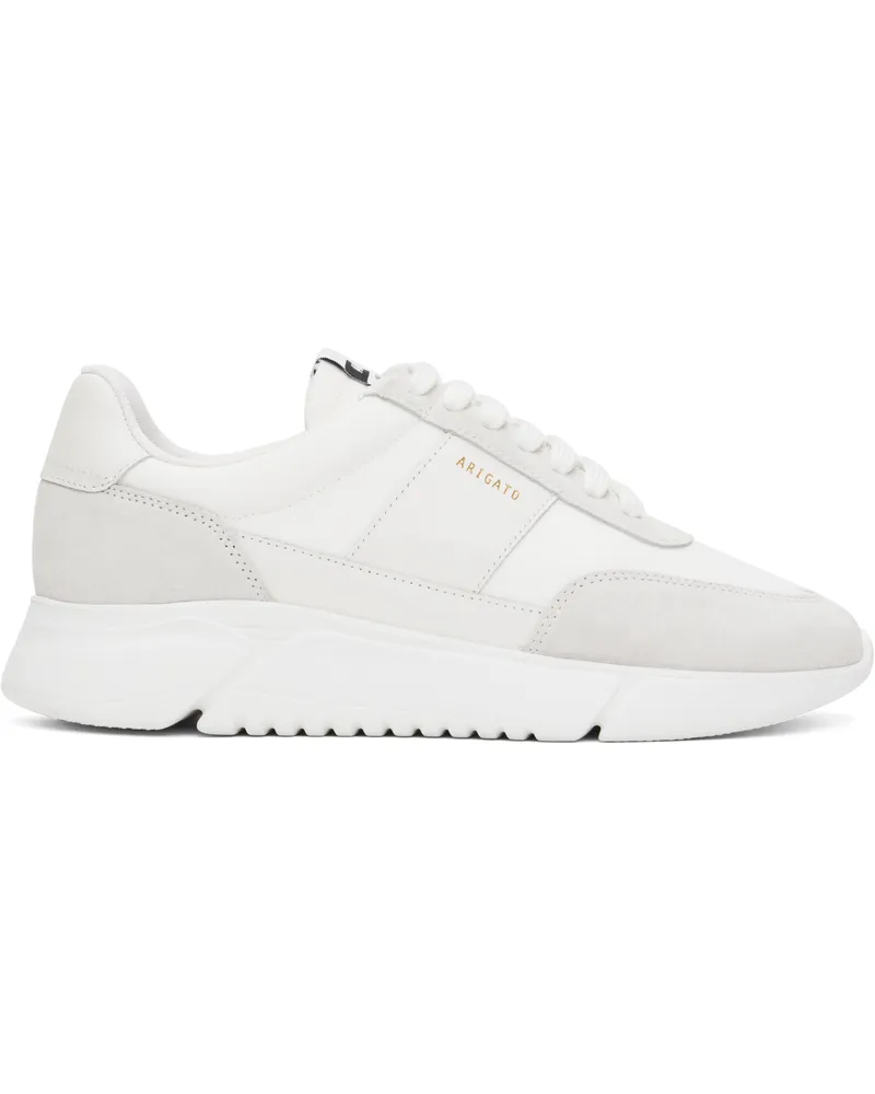 Axel Arigato White & Gray Genesis Vintage Runner Sneakers White
