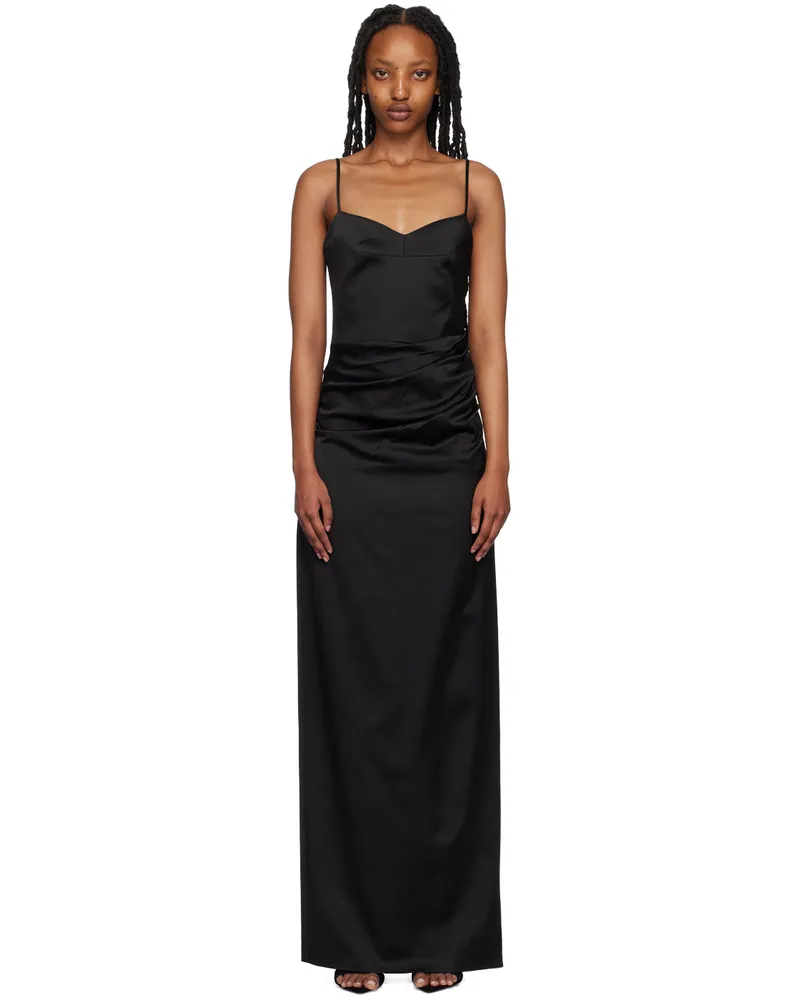 GAUGE81 Black Vona Maxi Dress 100black