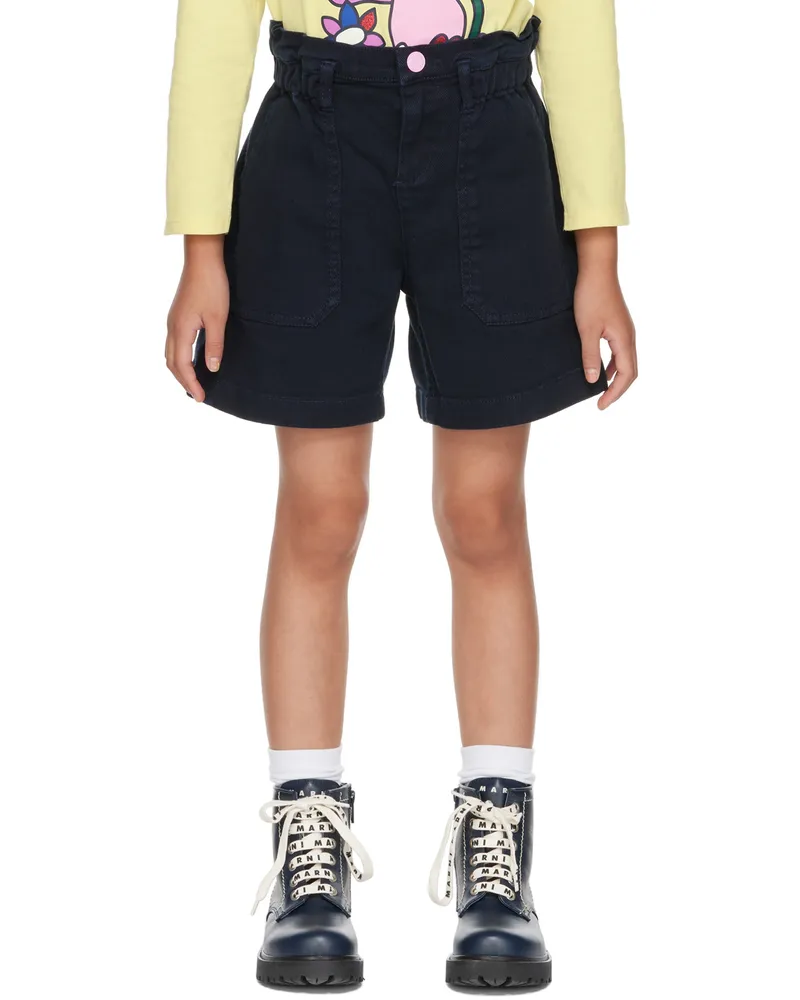 Marc Jacobs Kids Navy Patch Denim Shorts 84e