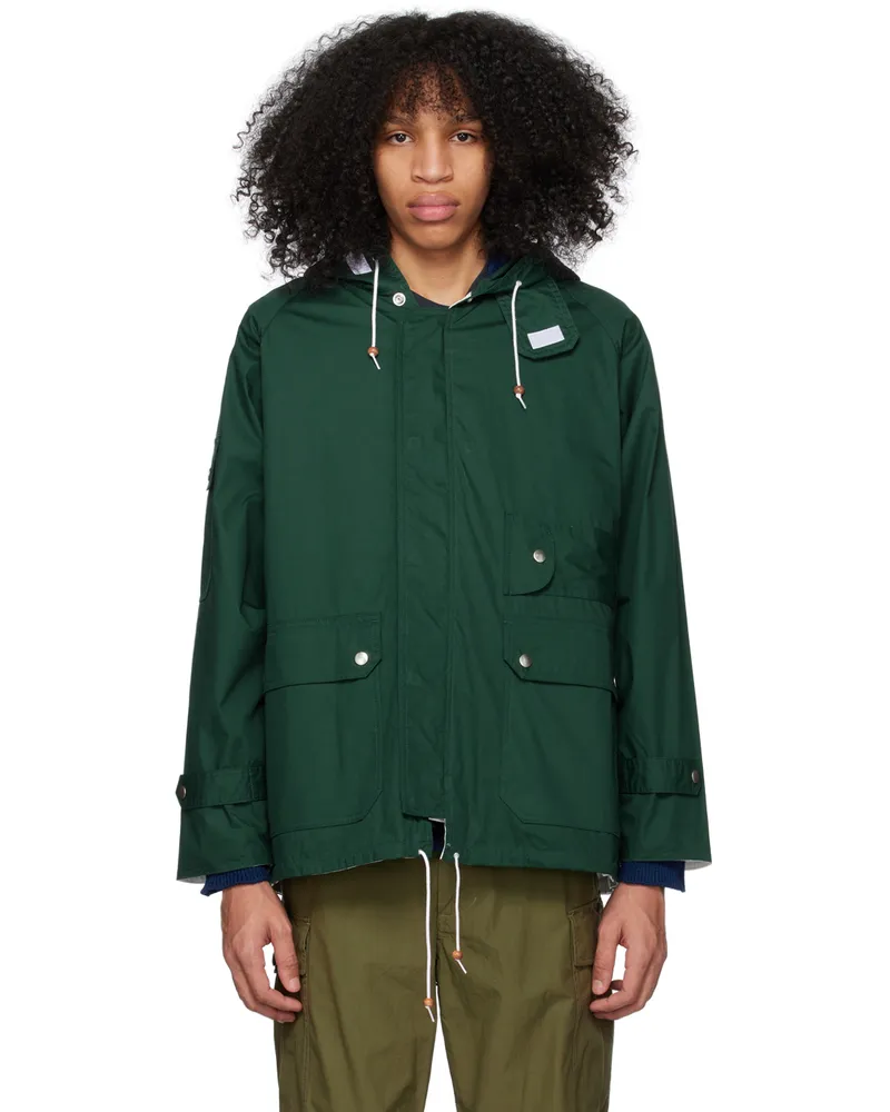 Beams Plus Green Sailing Reversible Jacket Green65