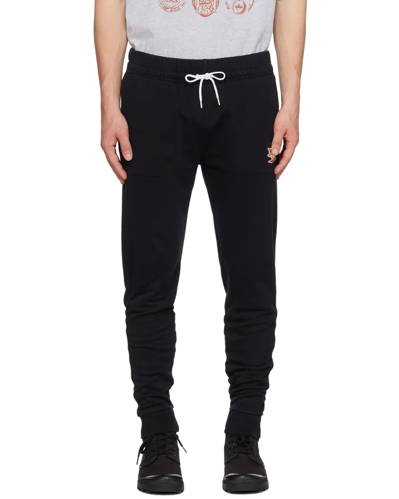 Kitsuné Black Chillax Fox Sweatpants P199