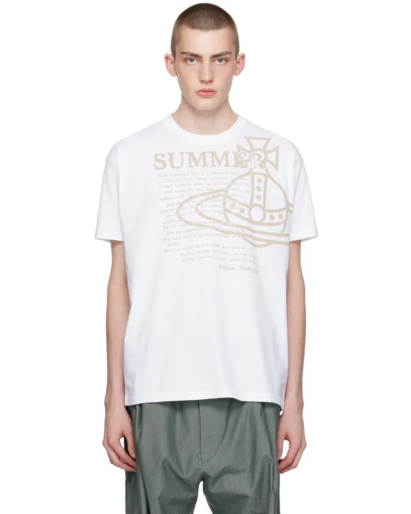 Vivienne Westwood White Summer Classic T-Shirt White