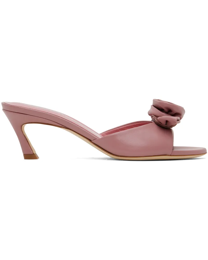 Blumarine Pink Juliet Heeled Sandals Blush