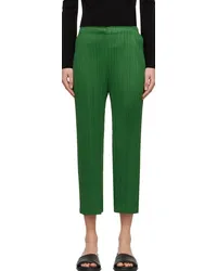 Issey Miyake Green Monthly Colors February Trousers Green