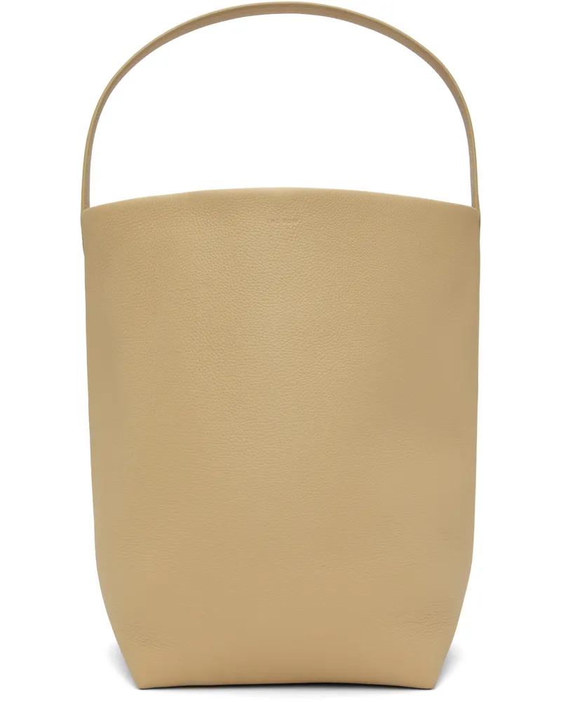 The Row Beige Large N/S Park Tote Buld