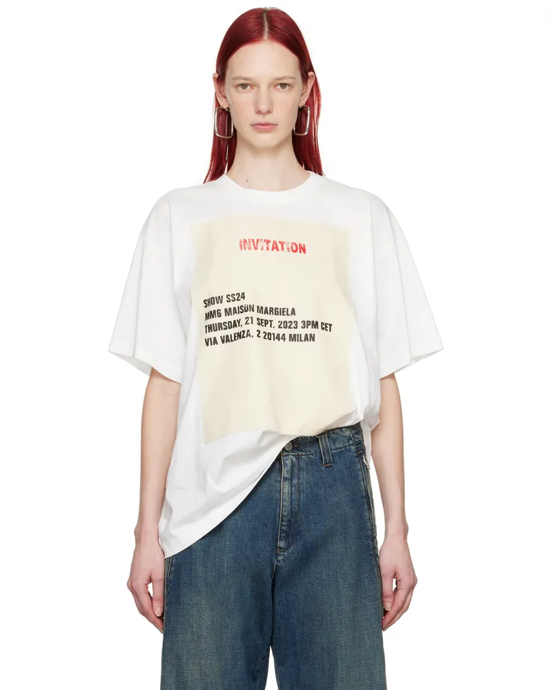 Maison Margiela White Basic T-Shirt 101