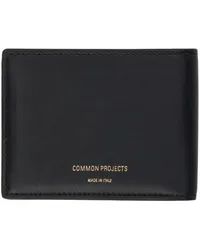 Common Projects Black Standard Wallet Black