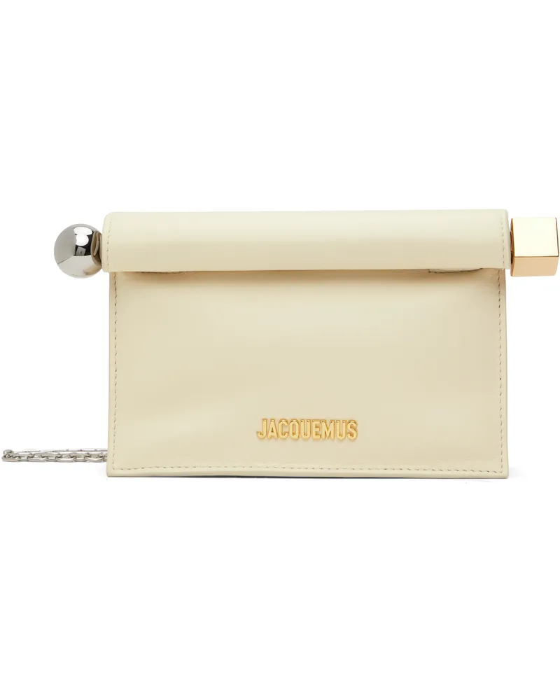 Jacquemus Off-White 'The small Rond Carré' Clutch 115