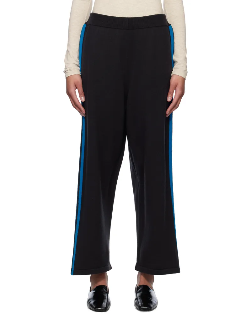 CORDERA Black Merino Wool Trousers Shade