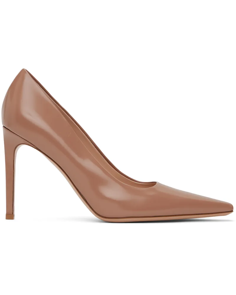 Gianvito Rossi Beige Gianvito 85 Pump Heels Praline
