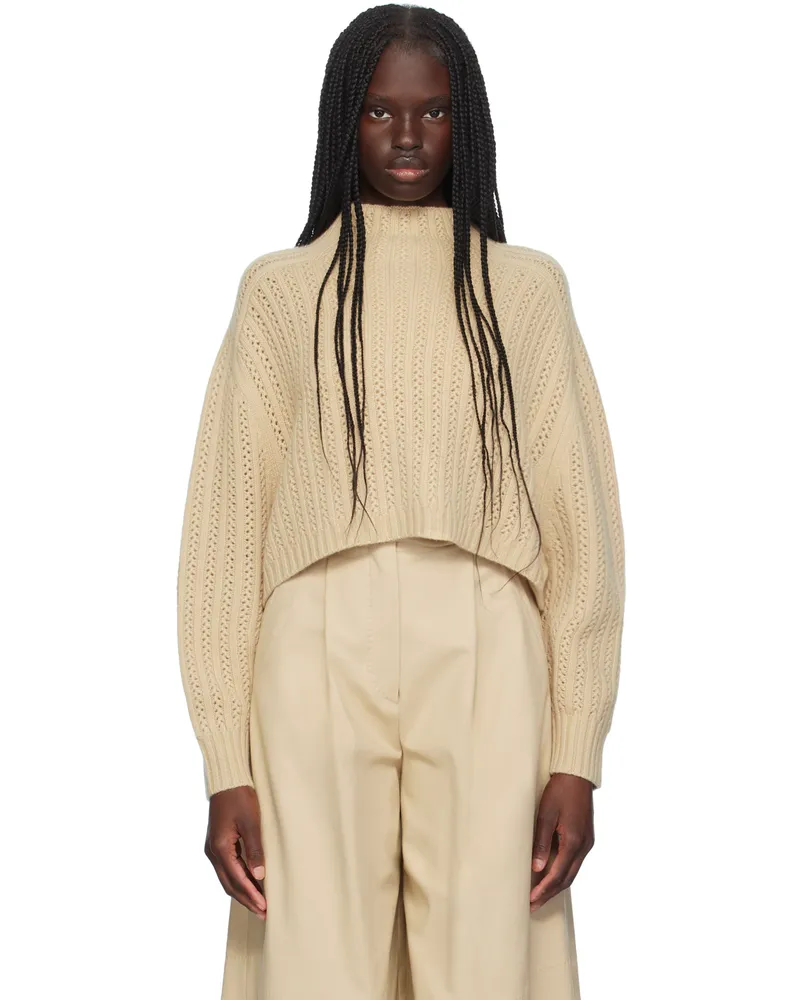 Max Mara Beige Hodeida Sweater 003