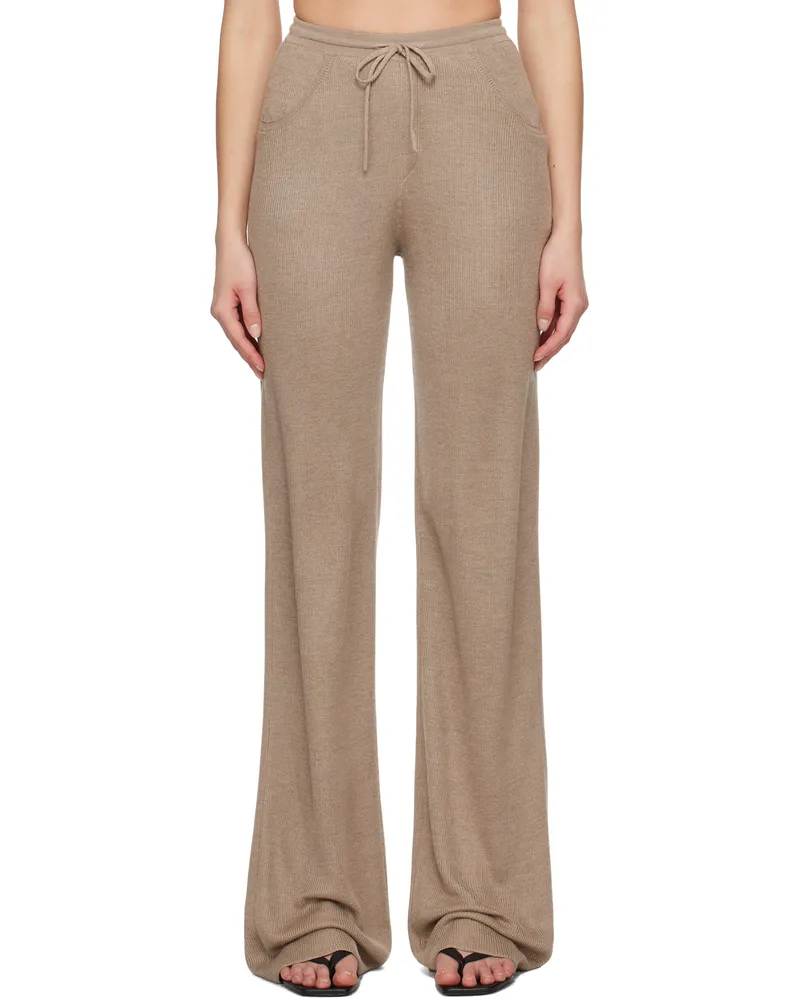Aya Muse Taupe Musca Trousers Taupe