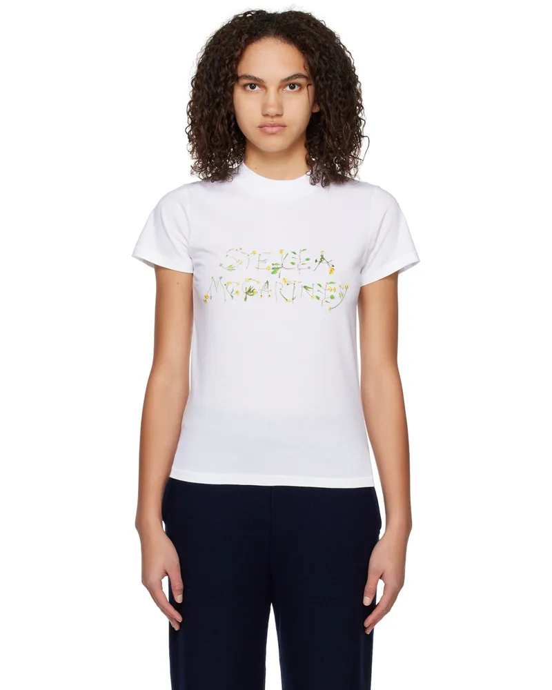 Stella McCartney White 'The Dandelion' T-Shirt 9000