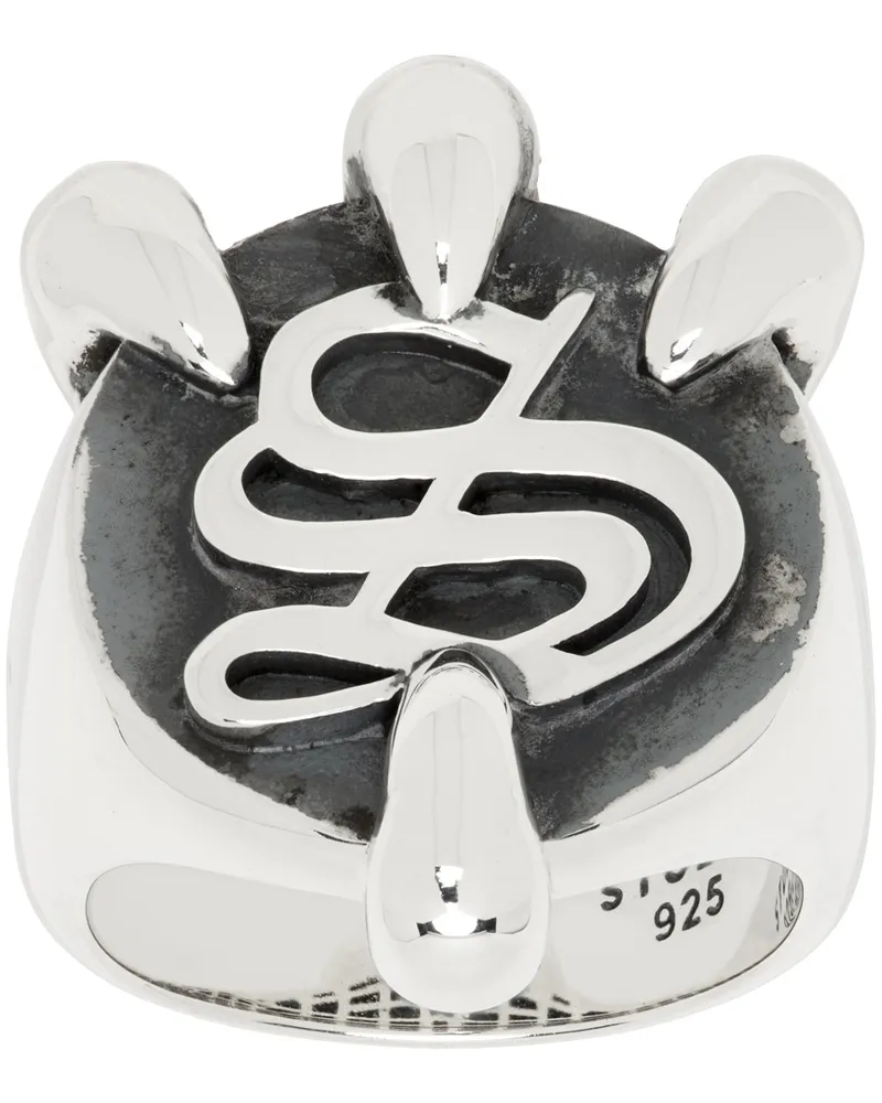 Stolen Girlfriends Club Silver S-Claw Sovereign Ring Sterling