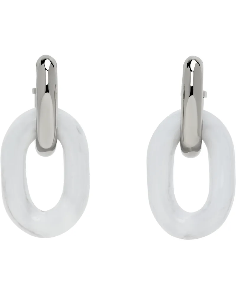Paco Rabanne Silver Chain Drop Earrings M094