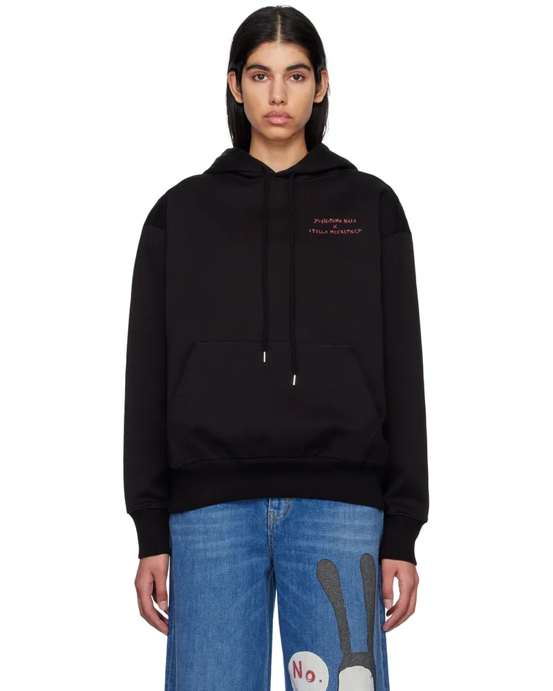 Stella McCartney Black Printed Twins II Hoodie 1000