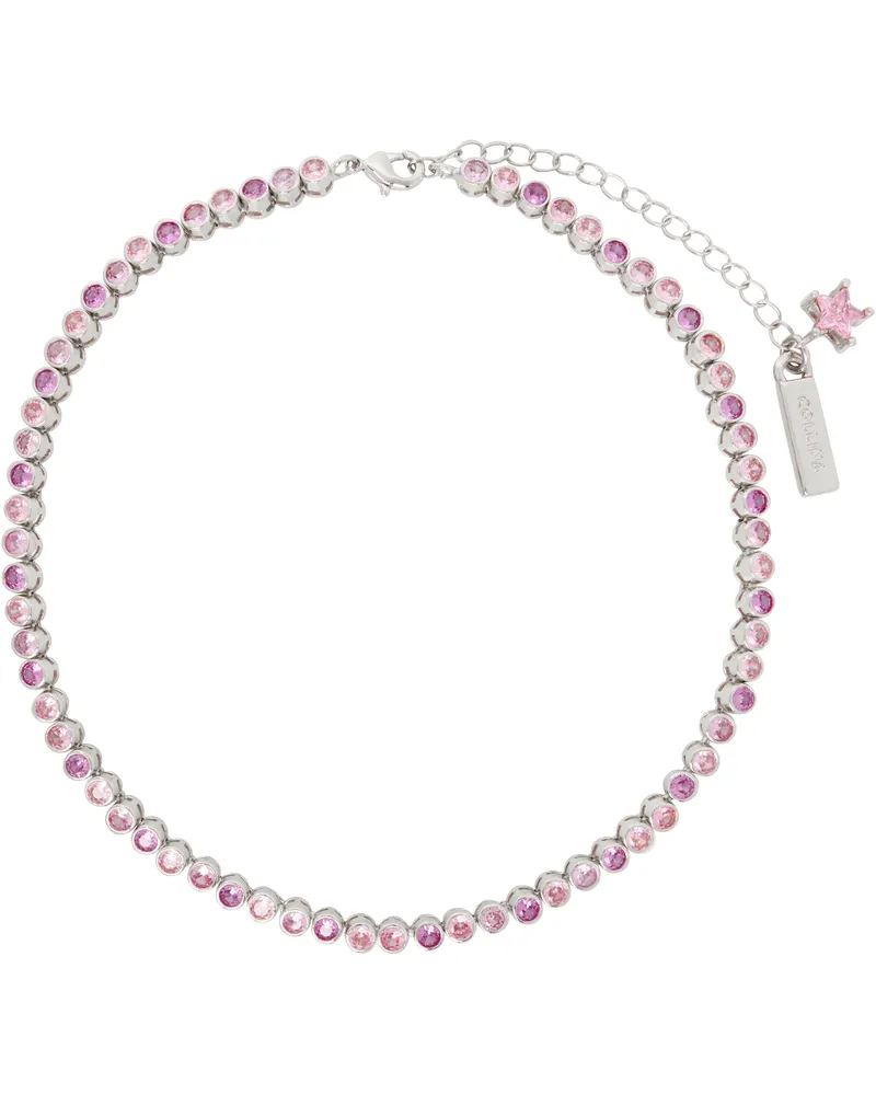 Collina Strada Silver Brass Tennis Necklace Fading
