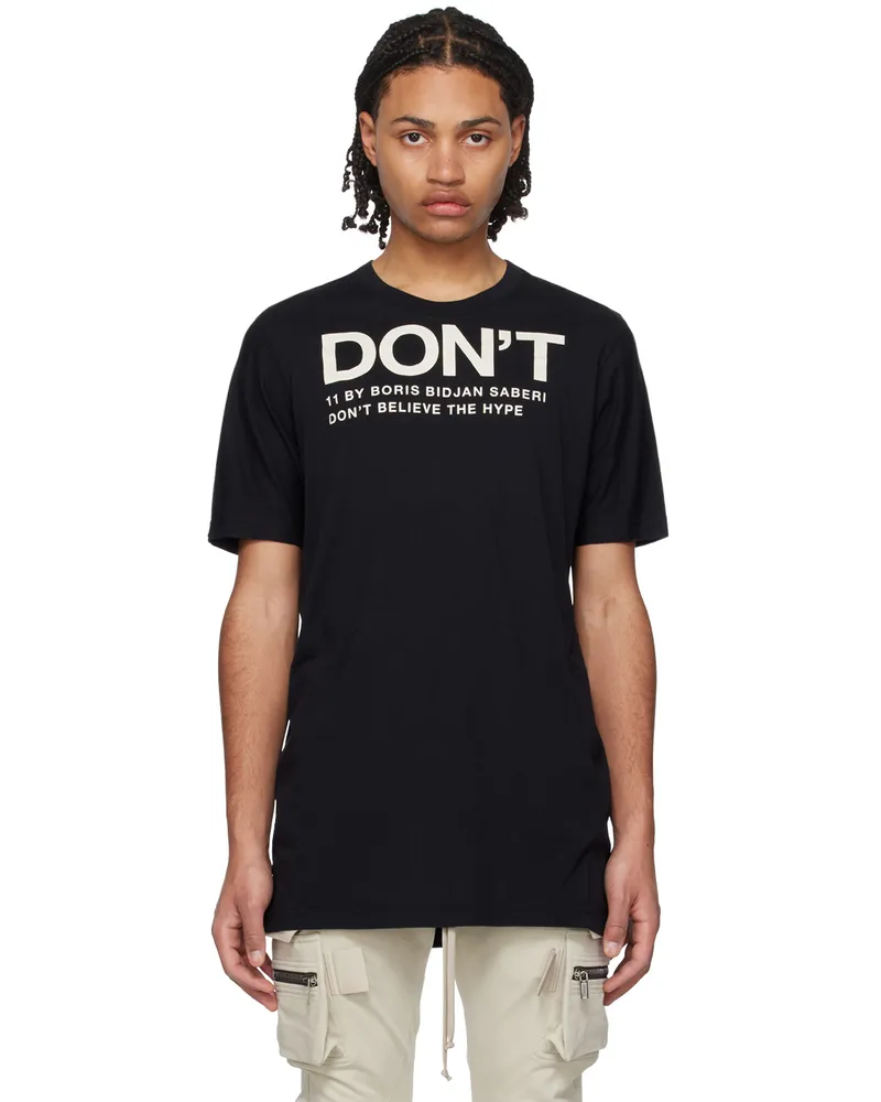 Boris Bidjan Saberi Black TS5 T-Shirt Black