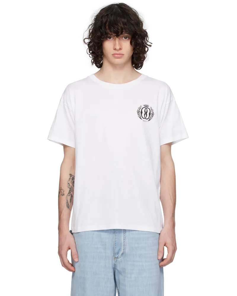 Bally White Printed T-Shirt White