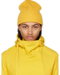 Boris Bidjan Saberi Yellow Seamless Beanie Fat