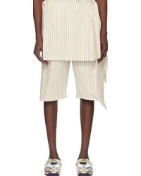 SC103 Off-White Layered Shorts Picnic