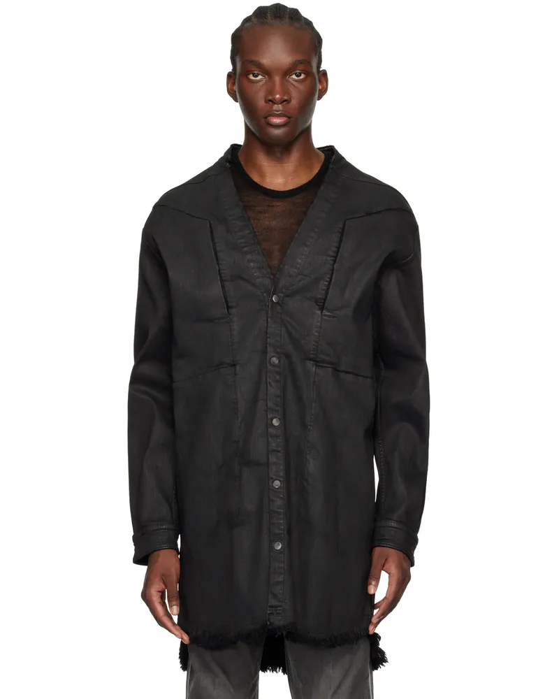 Rick Owens Black Jumbo Denim Jacket 99