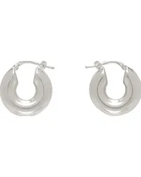 Jil Sander Silver Small Hoop Earrings Silver