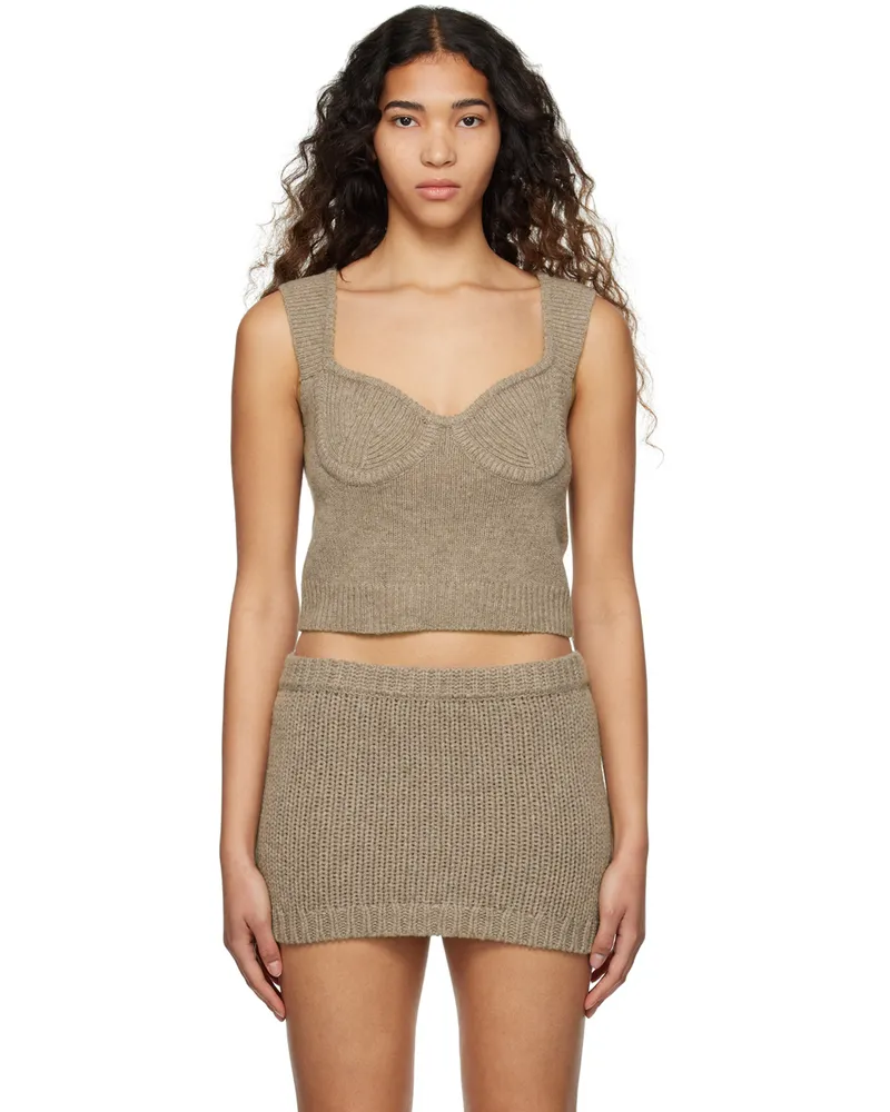 The Garment Brown Canada Tank Top Hazelnut