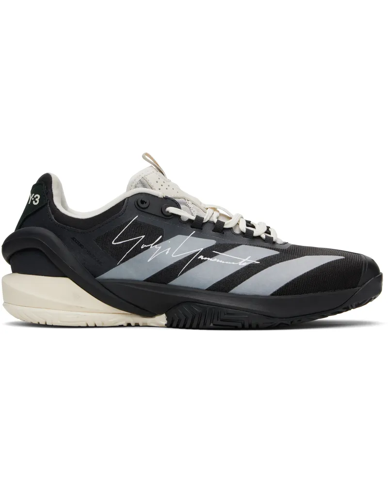 Y-3 Black & Gray US Open adizero Ubersonic 5 Sneakers Orbit