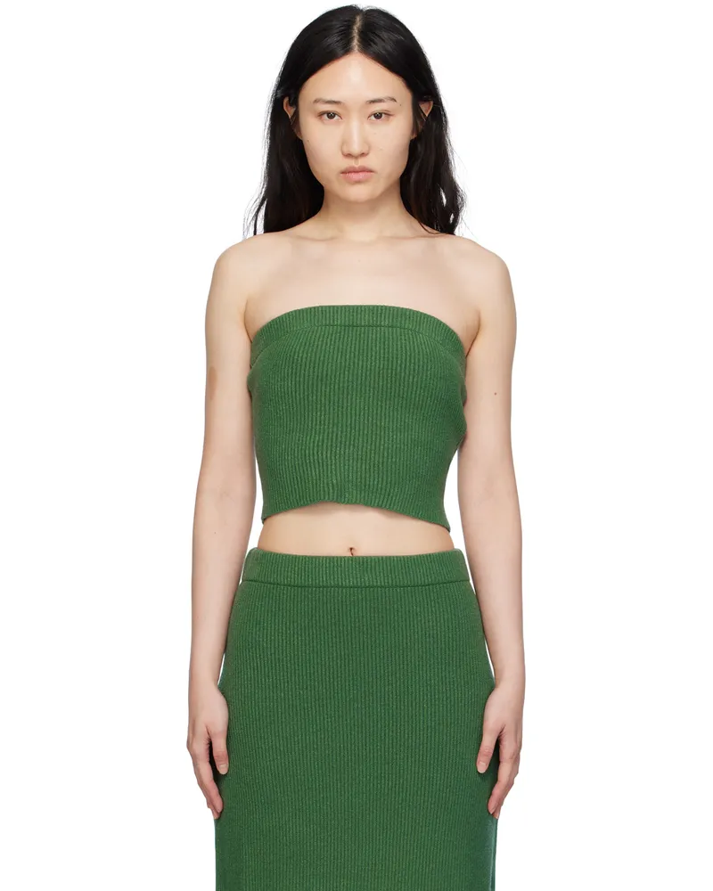 By Malene Birger Green Giovania Tank Top 4ey
