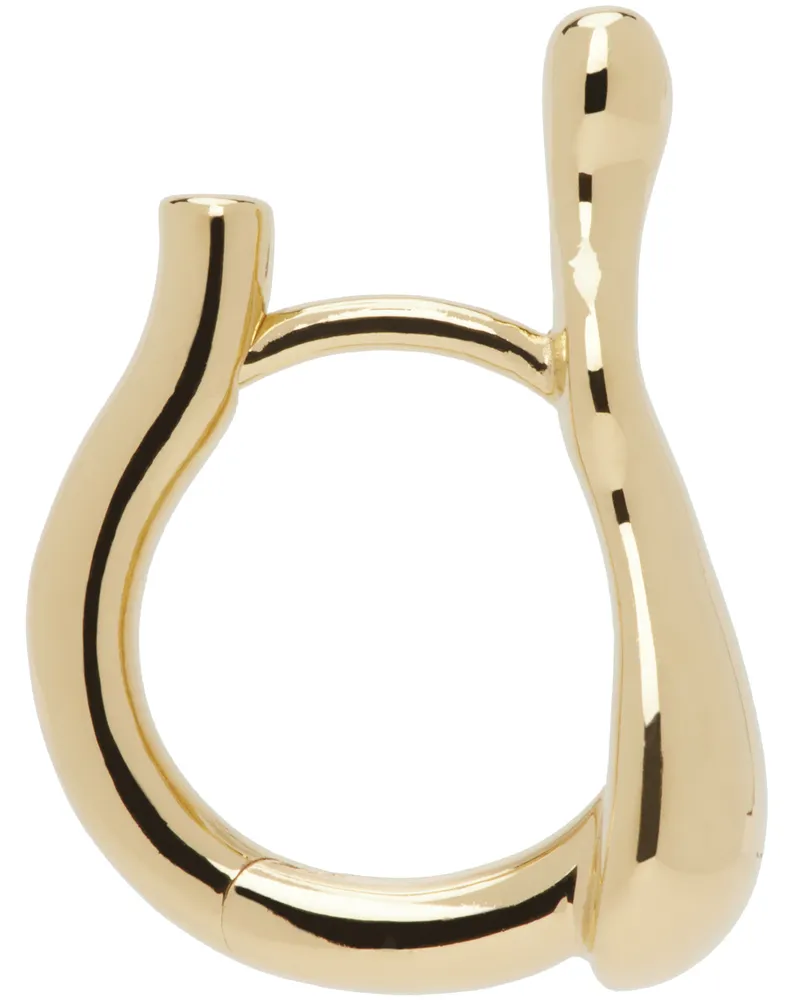 Maria Black Gold Warschauer Huggie Single Earring Gold