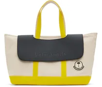 Moncler x Palm Angels Off-White Canvas Tote