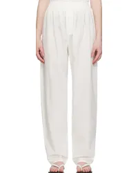 Interior White 'The Nicola' Lounge Pants Whiteout