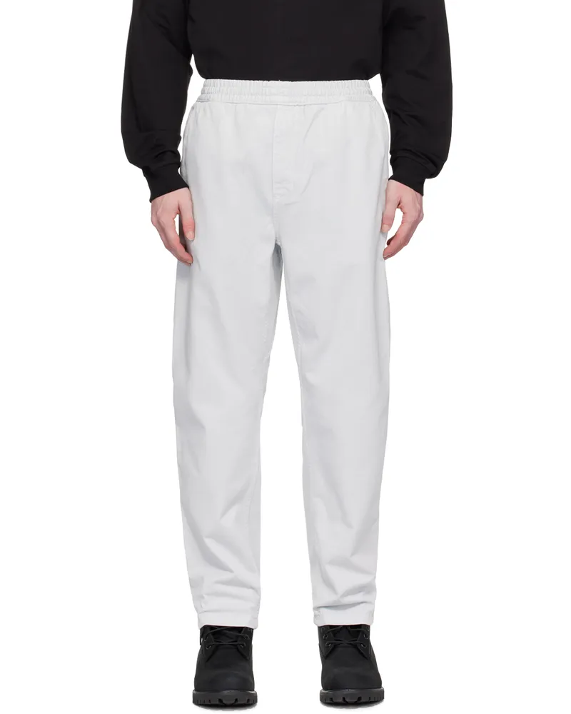 Carhartt WIP Gray Flint Trousers 1ye