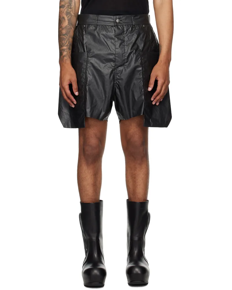 Rick Owens Black Concordians Stefan Cargo Shorts 09