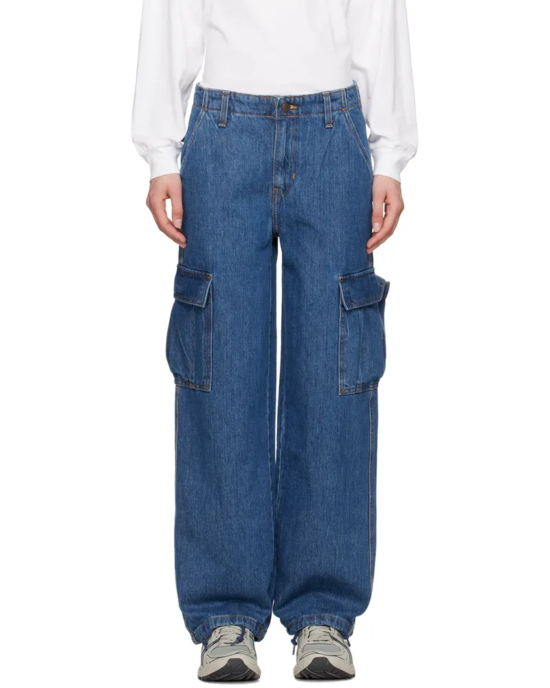 Levi's Blue '94 Baggy Denim Cargo Pants I'm