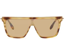 Tortoiseshell Shield Sunglasses