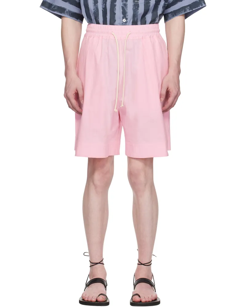 Toogood Pink 'The Diver' Shorts Icing