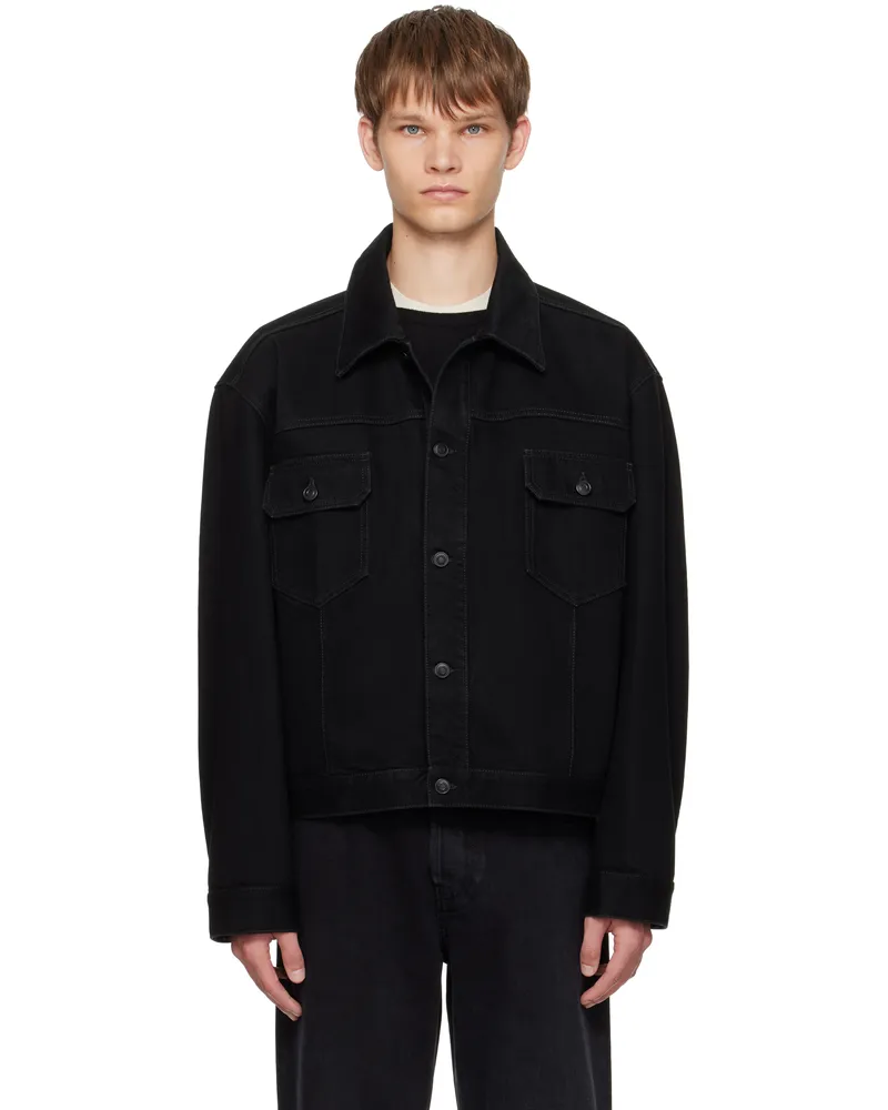 The Row Black Orson Denim Jacket Blk