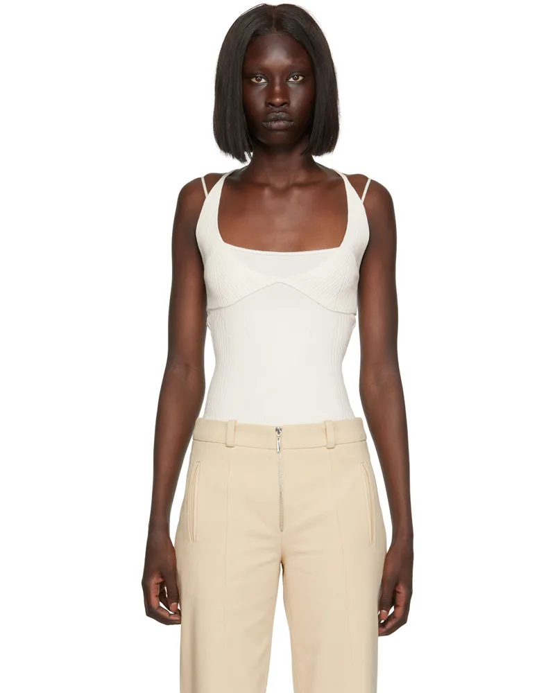 Anna October White Brigitte Bodysuit White