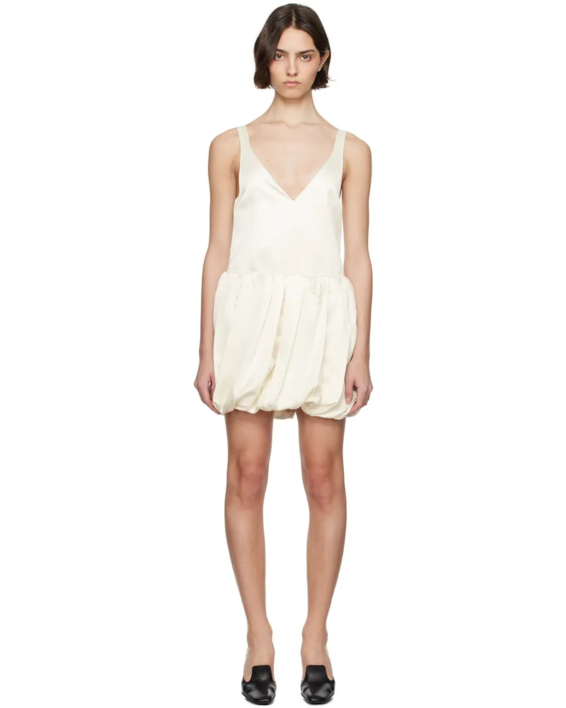 J.W.Anderson Off-White Rolled Hemline Cami Minidress 006