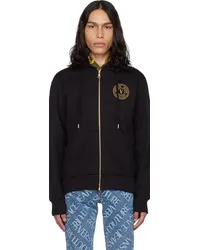 Versace Jeans Black V-Emblem Hoodie Egblack