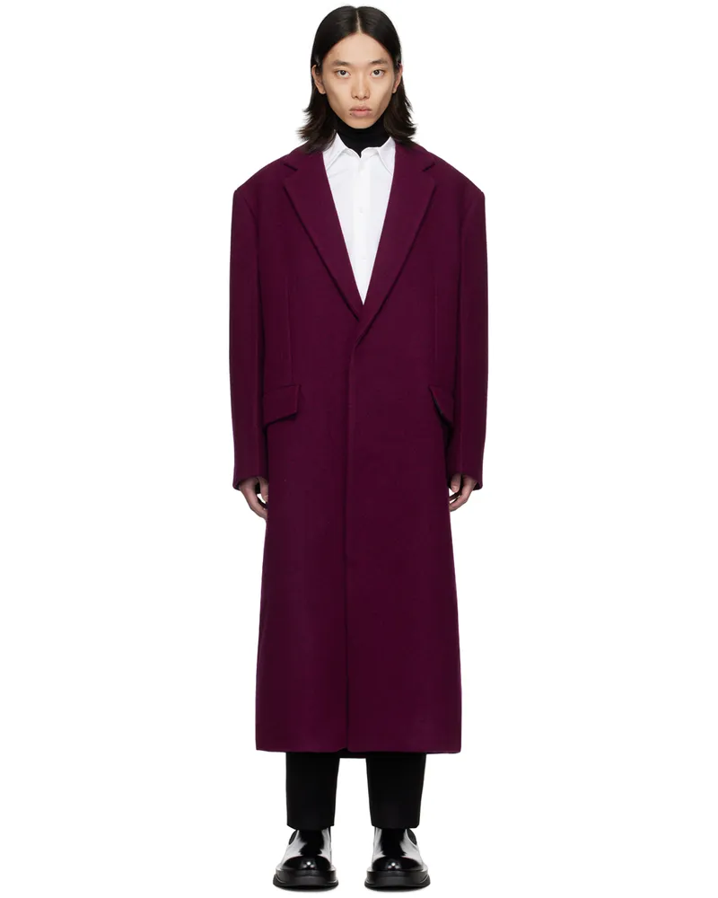 Jil Sander Pink Wool Coat 651
