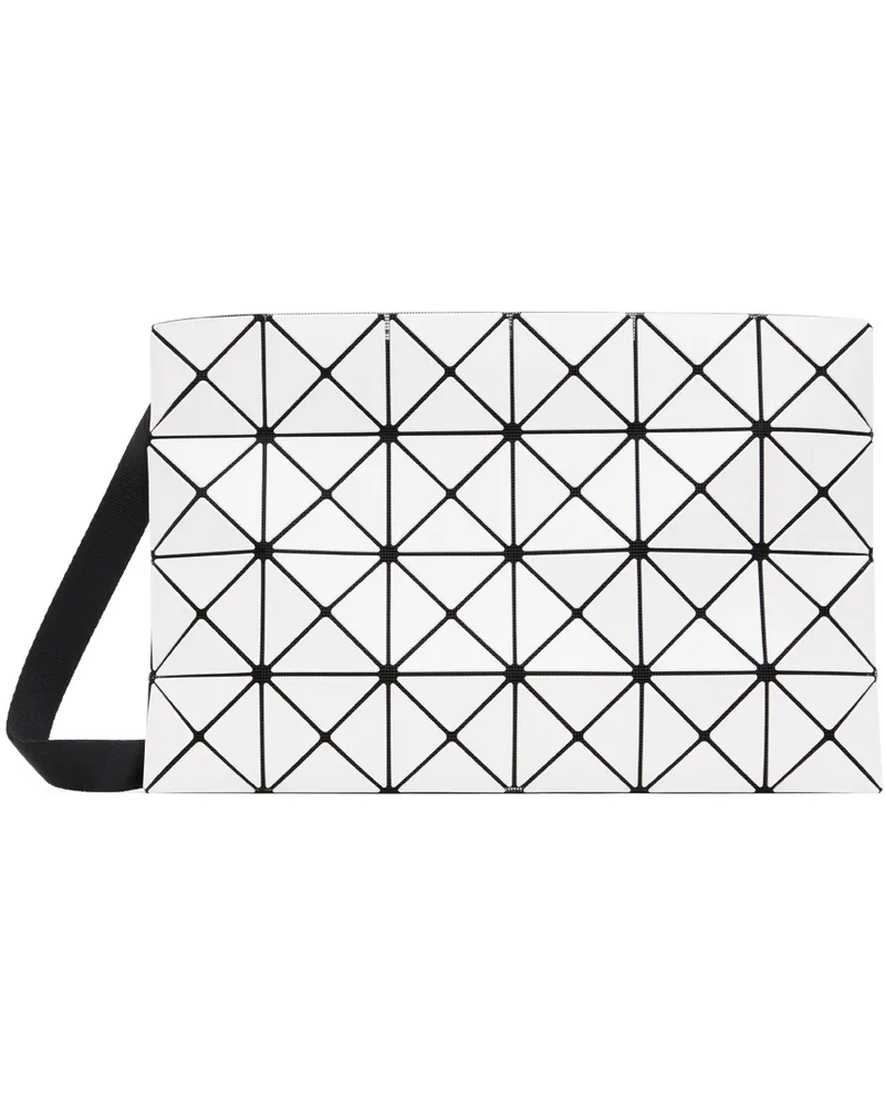 Issey Miyake White Lucent Shoulder Bag 01-white