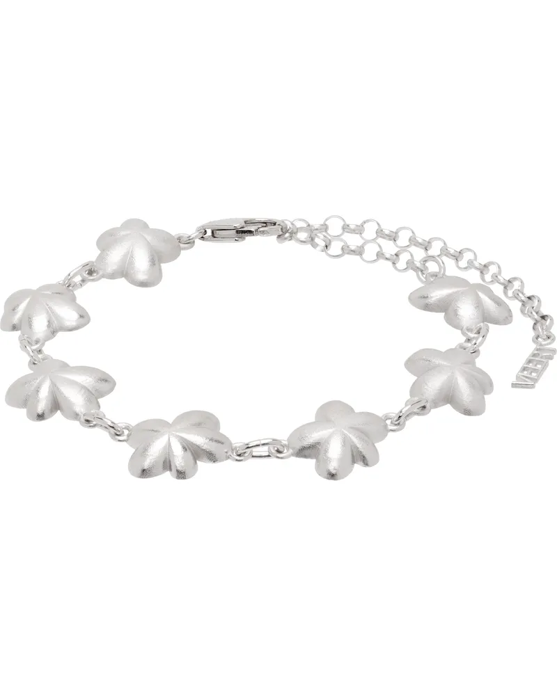 VEERT The Plain Flower' Bracelet White