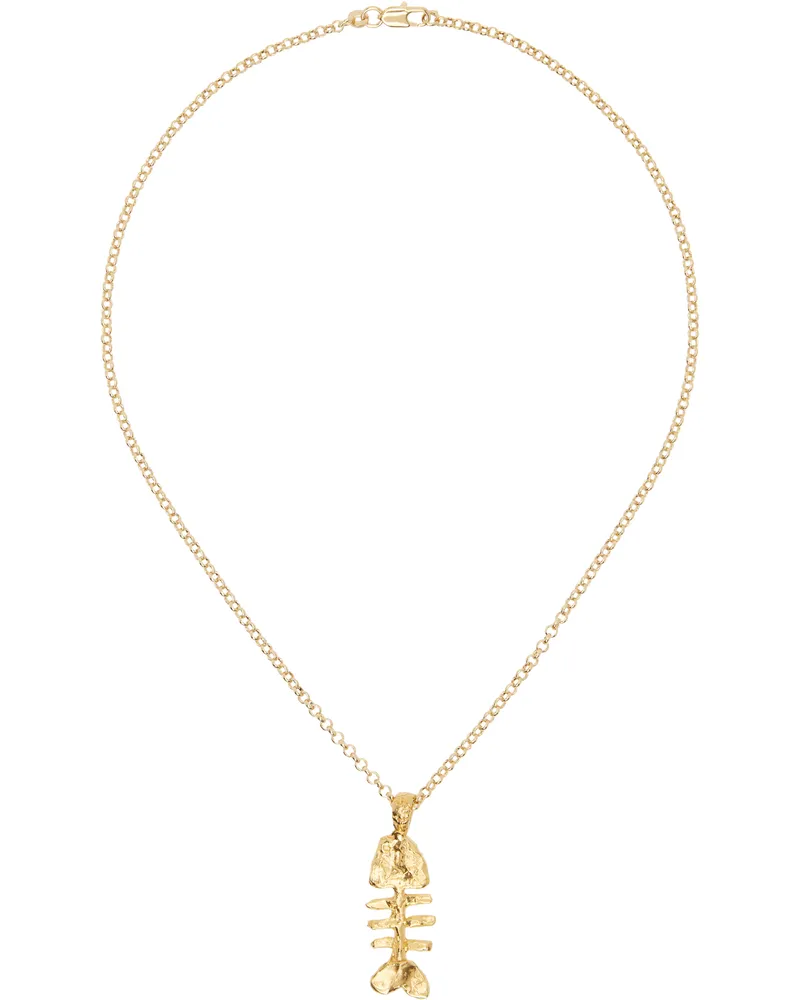 Alighieri Gold 'The Silhouette of Summer' Necklace 24